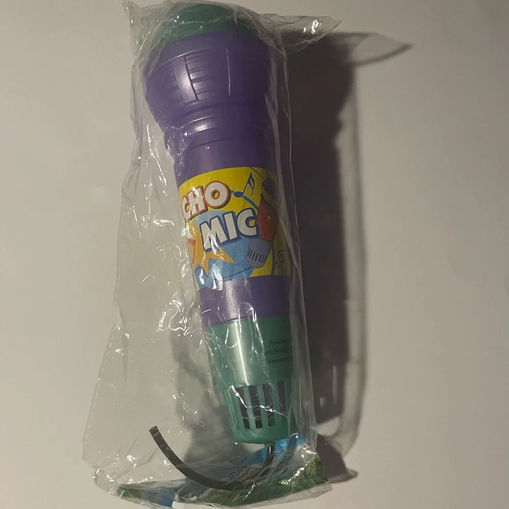 Echo Microphone Toy New Sealed Choice Of 2 Colors Musical Music Fun Old School